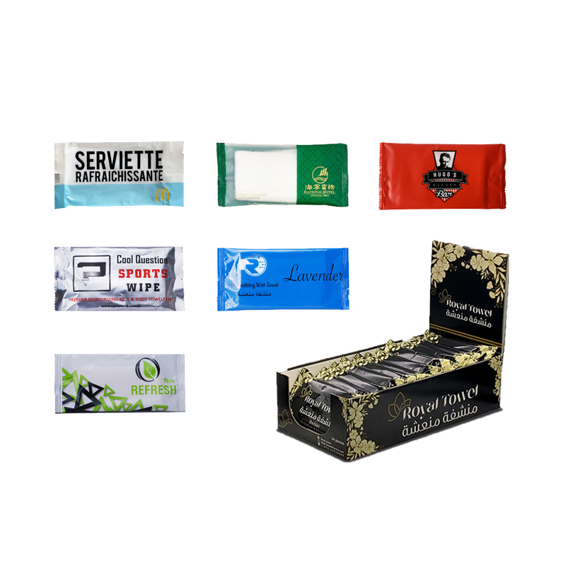 مناديل تنظيف إعلانات المطاعم والفنادق